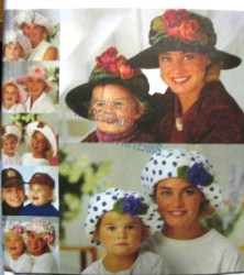 8268 MS DTR BRIM,  FLOPPY, PEAK, CRUSHER, BASEBALL HATS PATTERN